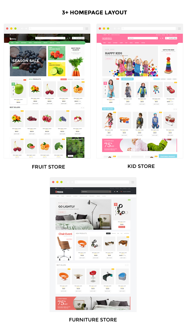 Brezza - Fruit Store Multipurpose HTML Template