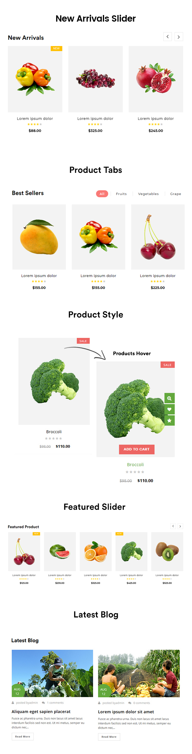 Kabrio - Organic & Restaurant Store HTML Template