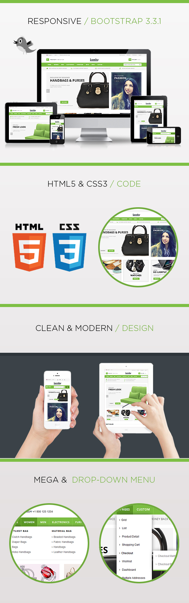 Lamby - Responsive Multipurpose HTML5 Template