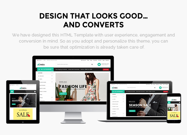 Clothing responsive theme