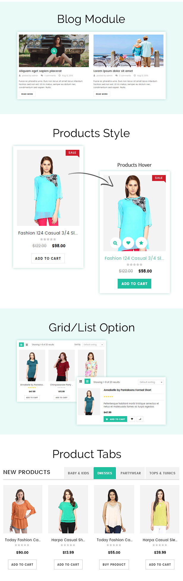Clothing shop wordpress