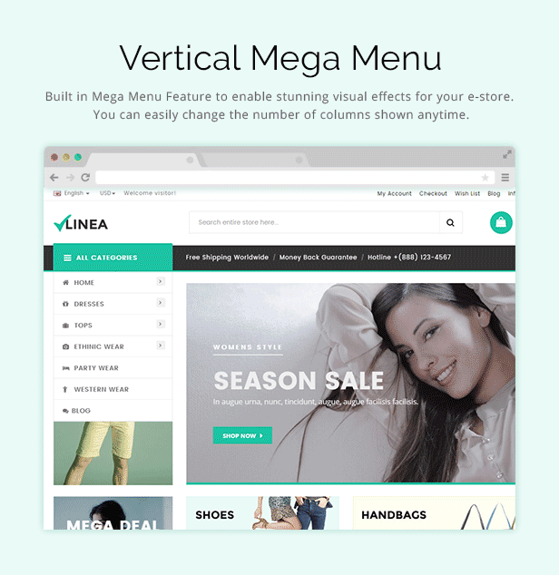 clothing store template