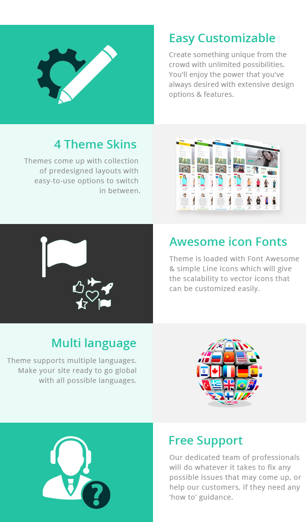 Clothing store website wordpress