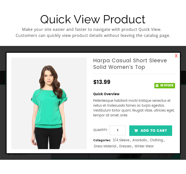 Clothing store woocommerce template