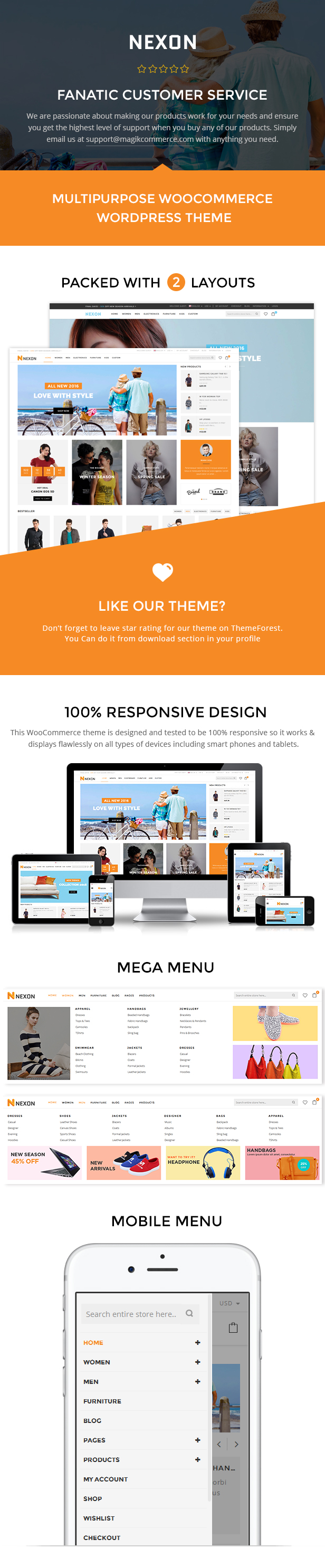 Apparel responsive theme